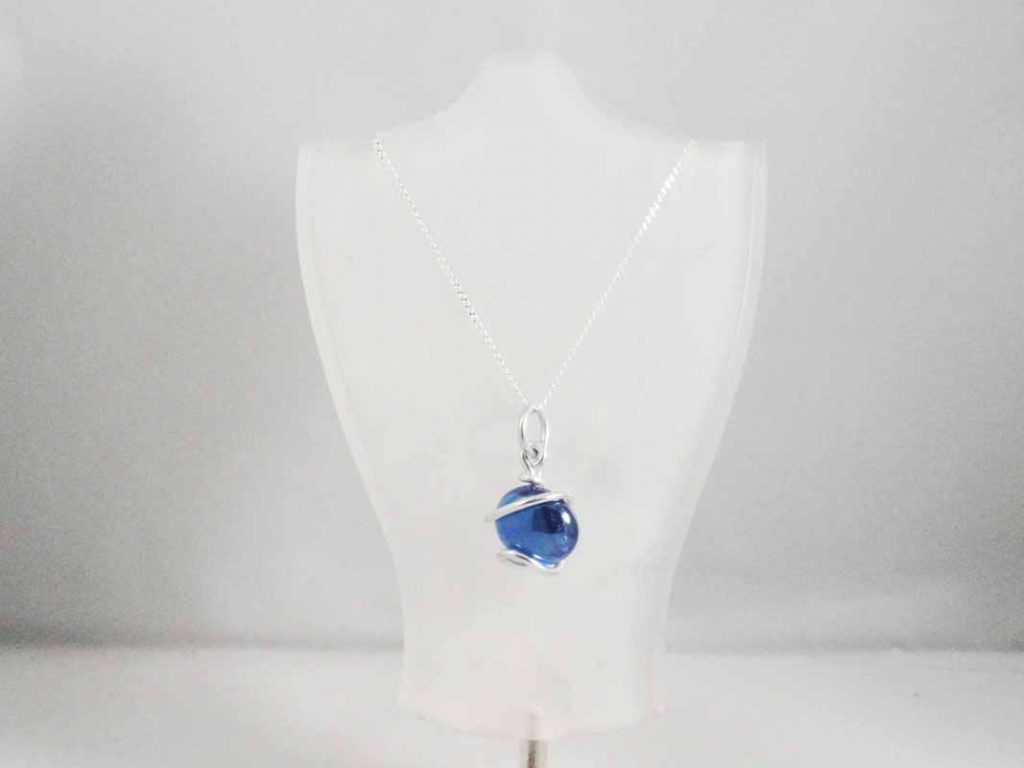 Blue Glass Pendent
