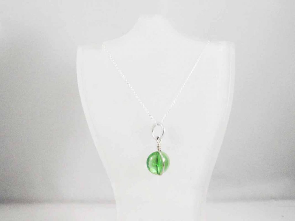 Green Glass Pendent