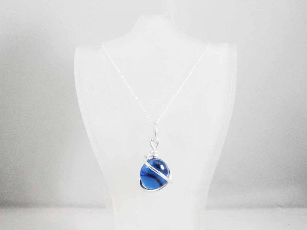 Blue Glass Pendent
